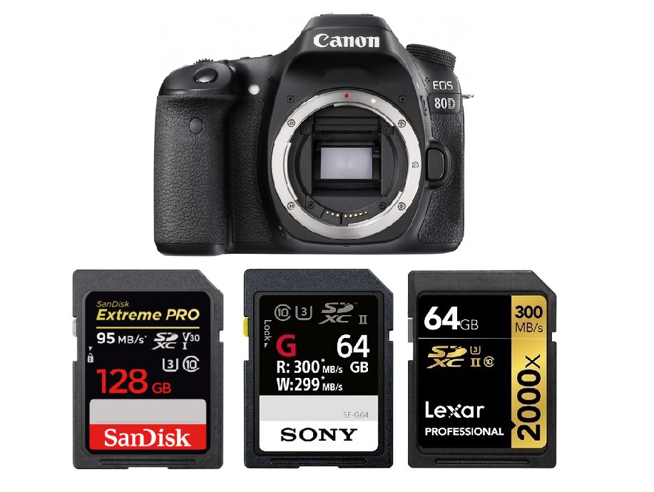 64GB SD XC Kingston Memory Card For Canon EOS 100D DSLR Camera