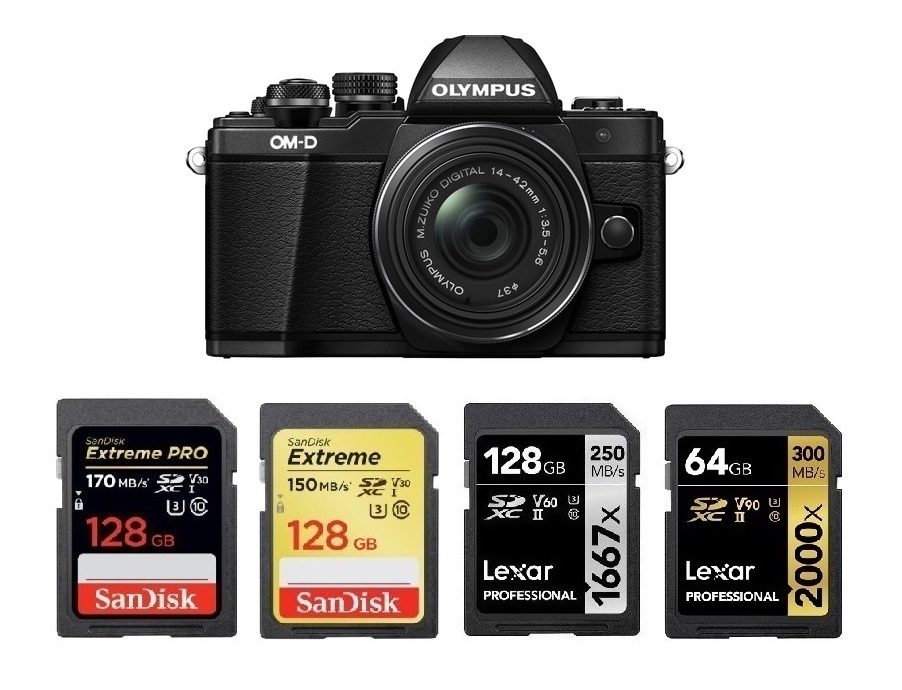 supported Ultra HD; 16GB Memory Card for Olympus OM-D E-M10 Mark II Class 10