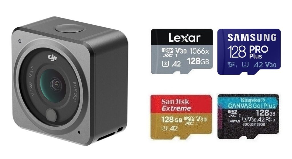 Best Memory Cards for DJI Action 2